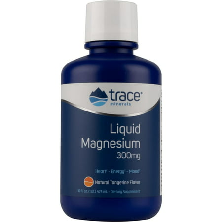 Trace Minerals Liquid Magnesium - Tangerine 300 mg 16 fl oz Liq - 878941002779