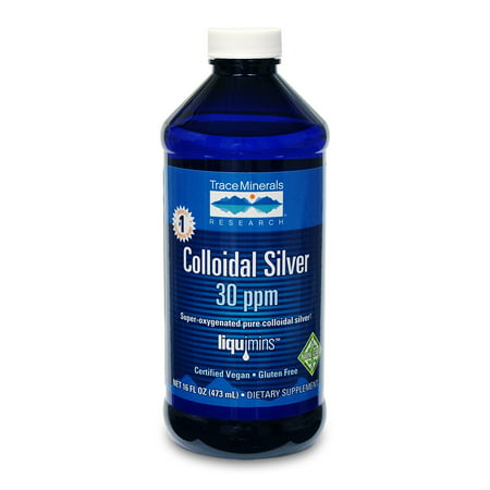 Trace Minerals Colloidal Silver 30 PPM 16 Oz - 878941003189