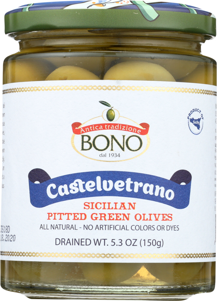 Castelvetrano Sicilian Pitted Green Olives - 879026031004