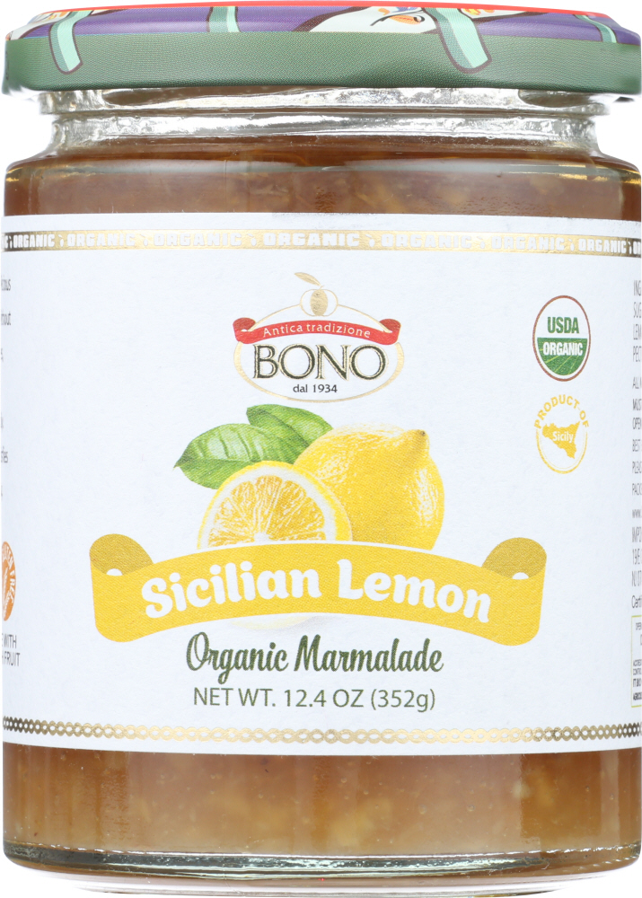 BONO: Sicilian Lemon Marmalade, 12.4 oz - 0879026031523