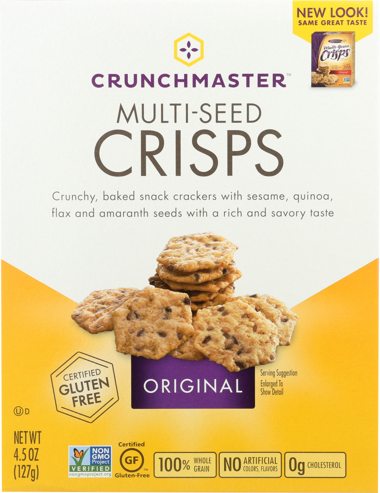 CRUNCHMASTER: Multi-Seed Crisps Original, 4.5 oz - 0879890000168