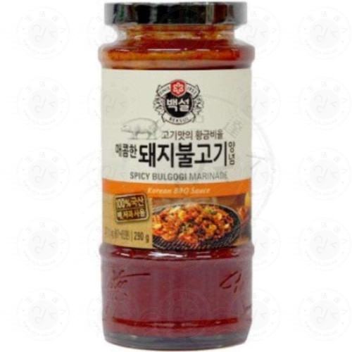 Beksul Spicy Bulgogi Sauce 290g (백설 돼지불고기양념) for Pork - 8801007176338