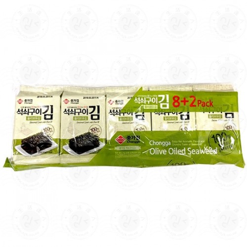 Chongga Roasted Seaweed 5G - 8801024802500
