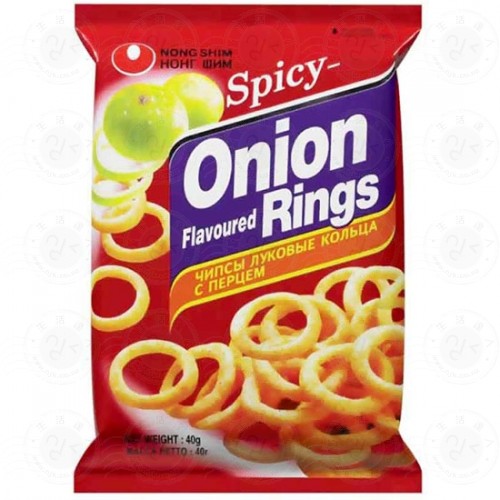 Chips Onion Rondelle épicé Nongshim 40G Corée - 8801043007344