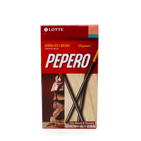 Lotte, original pepero stick biscuit & chocolate - 8801062267675