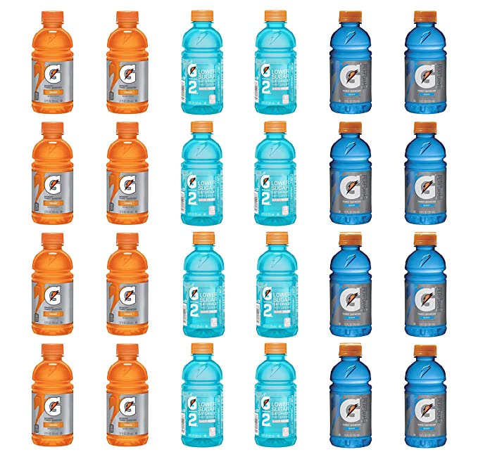  LUV BOX - Variety Gatorade Sport Drink Pack 12oz Plastic Bottle, 24ct.,Gatorade All Stars Orange,Gatorade Berry,Gatorade G2 Glacier Freeze  - 880130869926