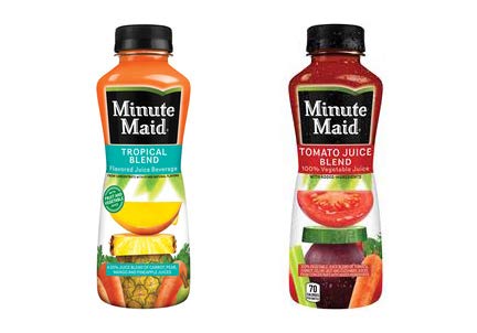 LUV BOX - Variety Minute Maid Juice Pack 12oz Plastic Bottle, 20ct.,Tropical Blend,Tomato Juice Blend - 880187462606