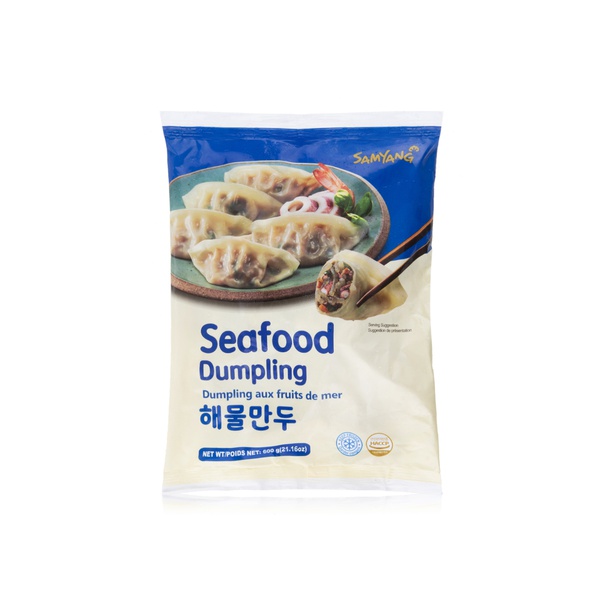 Samyang seafood gyoza dumplings 600g - Waitrose UAE & Partners - 8804127010650