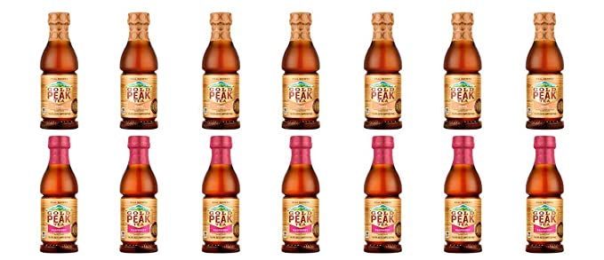  LUV BOX - Variety Gold Peak Tea Pack 18.5oz Bottle, 12ct.,Peach,Raspberry Tea.  - 880571856059