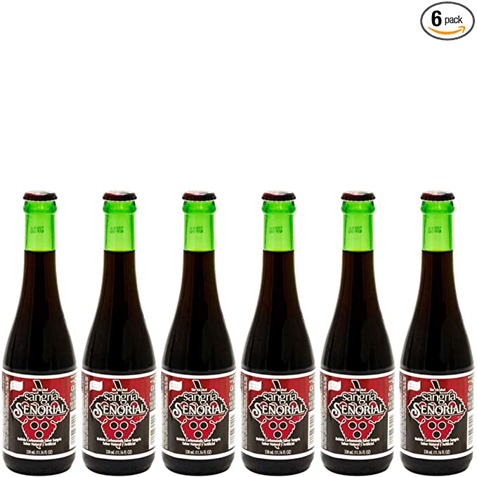 Sangria Senorial,12 Fl Oz Glass Bottles (Pack of 6, Total of 72 Fl Oz) - 880624174468