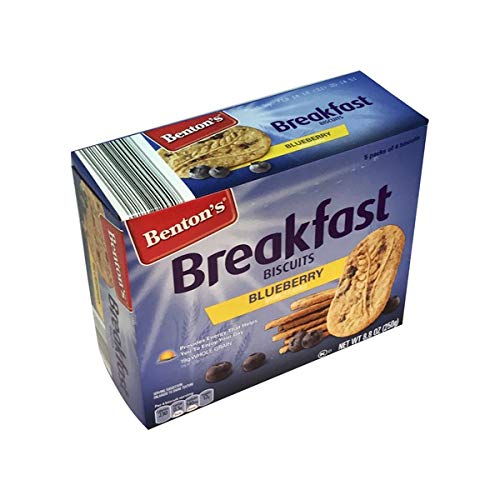  Benton's Whole Grain Blueberry Energy Breakfast Biscuits - 1 Box (5 Pck)  - 880668053453