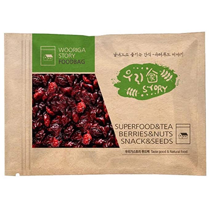  Wooriga Story Dried Cranberry | 1kg | 1 Pack, Cranberry Whole, Concentrated Nourishments & Juice, 건조 크랜베리  - 880758326535