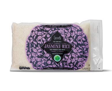 Specially Selected Thai Hom Mali Fragrant Long Grain Jasmine Rice from Thailand - 5 lbs - 880913811906