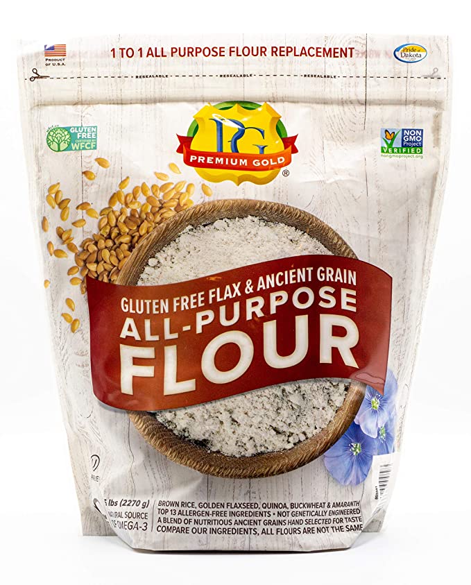  Premium Gold Gluten Free All Purpose Flour, 5 Pound  - 880999000058