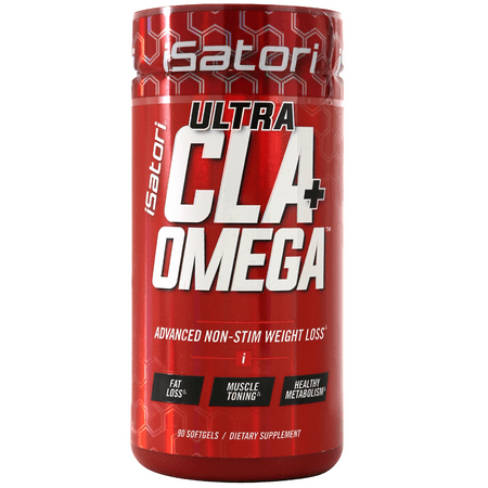 iSatori Ultra CLA + Omega-Omega 3 6 9 Safflower Oil Fish Oil Conjugated Linoleic Acid - Natural Weight Loss Exercise Enhancement Fat Burner Muscle Toner - Stimulant Free Dietary Supplement-90 Softgels - 883488005312