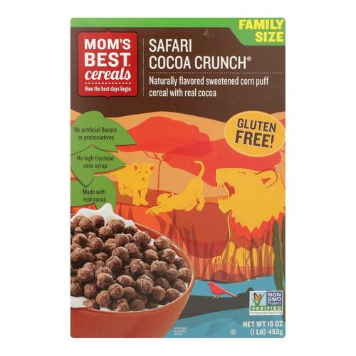 Mom's Best Naturals - Cereal Safari Cocoa Crunch - Case Of 10 - 16 Oz - 883978322424