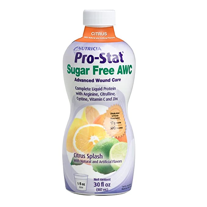 Pro-Stat Advanced Wound Care (AWC), Concentrated Liquid Protein Medical Food - Citrus Splash, 30 Fl Oz Bottle  - 784922930958