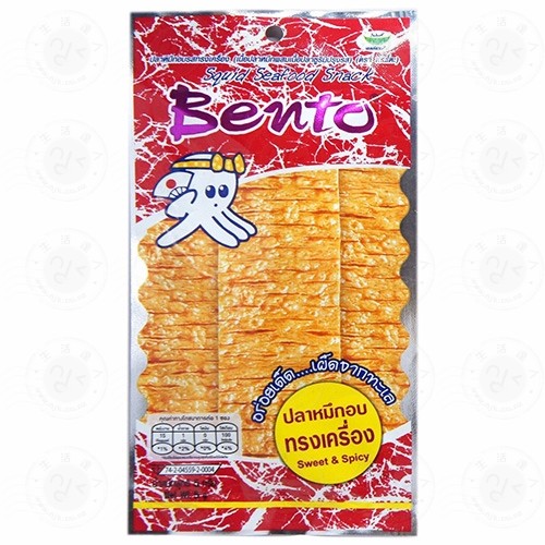 Bento Crispy Squid Sweet &Spicy Flavor Size 28 G. - 8850157400107
