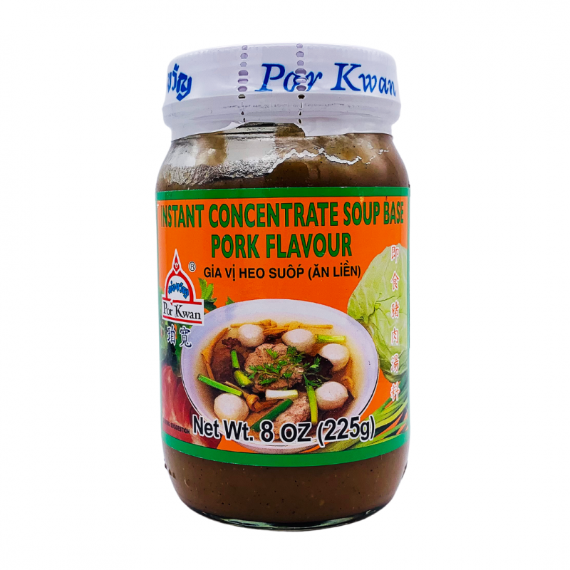Por Kwan Instant Soup Base Concentrate Pork 225G - 8850643002914