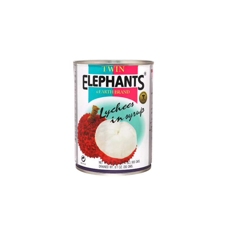 Twin Elephant Lychees In Syrup - 8851011110163