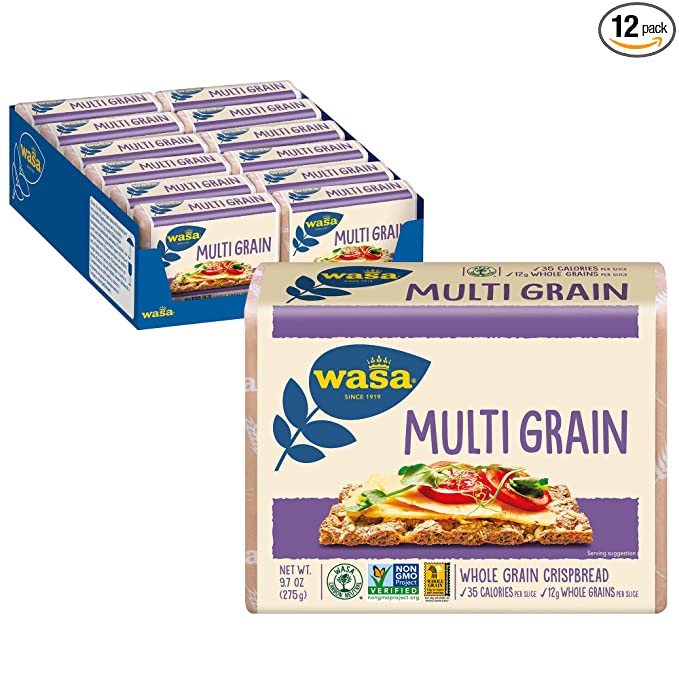  Wasa Crispbread, Multi Grain, 9.7 Ounce (Pack of 12)  - 885149173361
