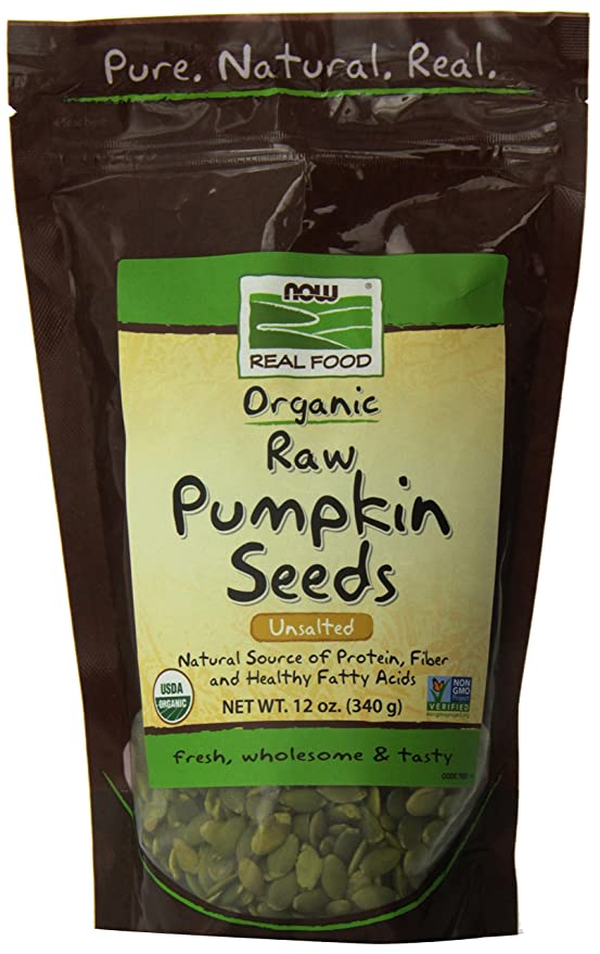  Now Foods Organic Pumpkin Seeds, 12 Ounce  - 733739070234