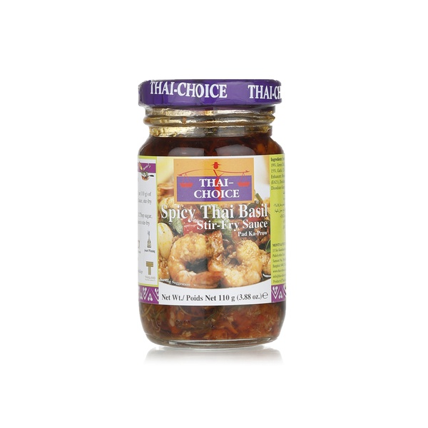 Thai Choice spicy Thai basil stir-fry sauce 110g - Waitrose UAE & Partners - 8851978800558