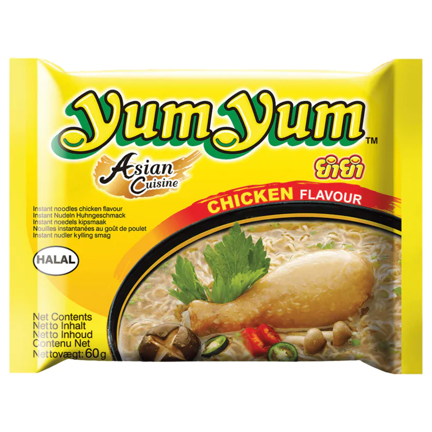 Yum Yum Chicken Flavour 60g - 8852018101024