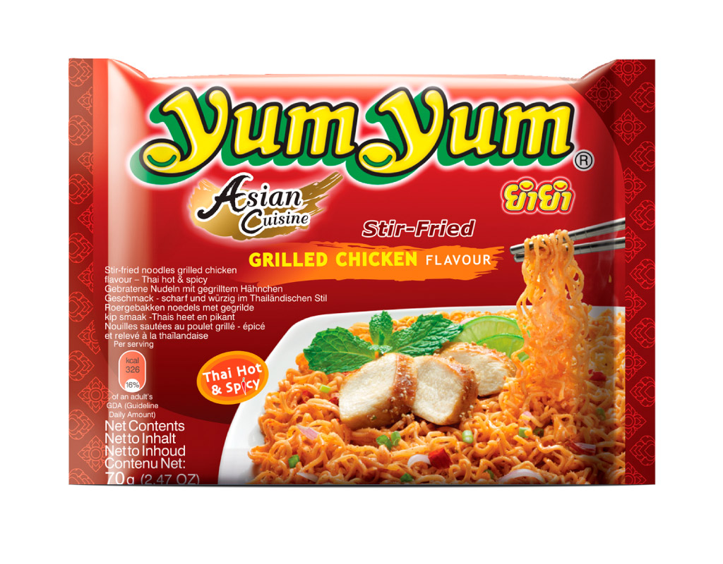 Yum yum grilled chicken flavour - 8852018101147