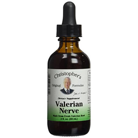 Valerian Nerve Formula (Wild Lettuce & Valerian Extract) Dr. Christopher 2 oz Liquid - 885260171482