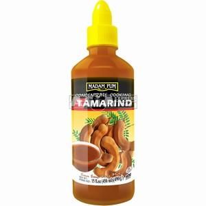 Madam Pum Tamarind 450ml Squeezy Bottle Concentrated Cooking Tamarind Sauce, Sour Soup Base Mix - 8853095006134