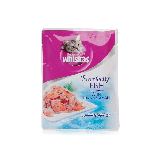 Whiskas Purrfectly Fish with tuna and salmon 85g - Waitrose UAE & Partners - 8853301002882