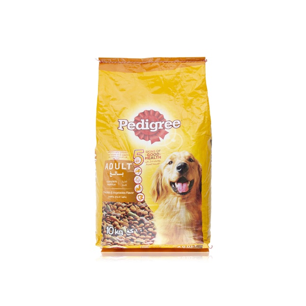 Pedigree adult chicken & vegetable dog food 10kg - Waitrose UAE & Partners - 8853301300094