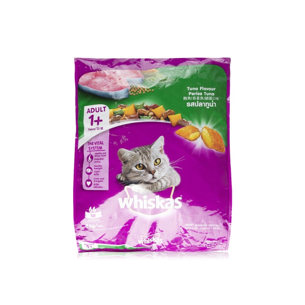 Whiskas tuna flavour biscuits for adult cats 3kg - Waitrose UAE & Partners - 8853301400084