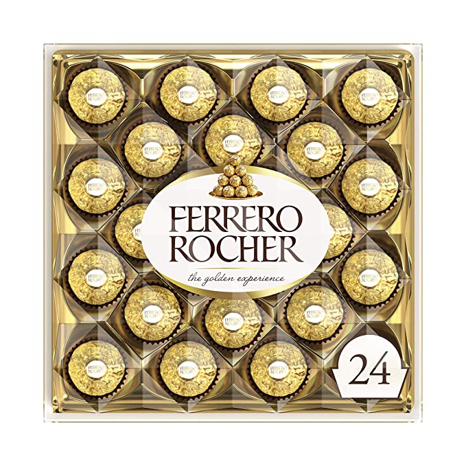 Ferrero Rocher, Fine Hazelnut Chocolates - 009800124015