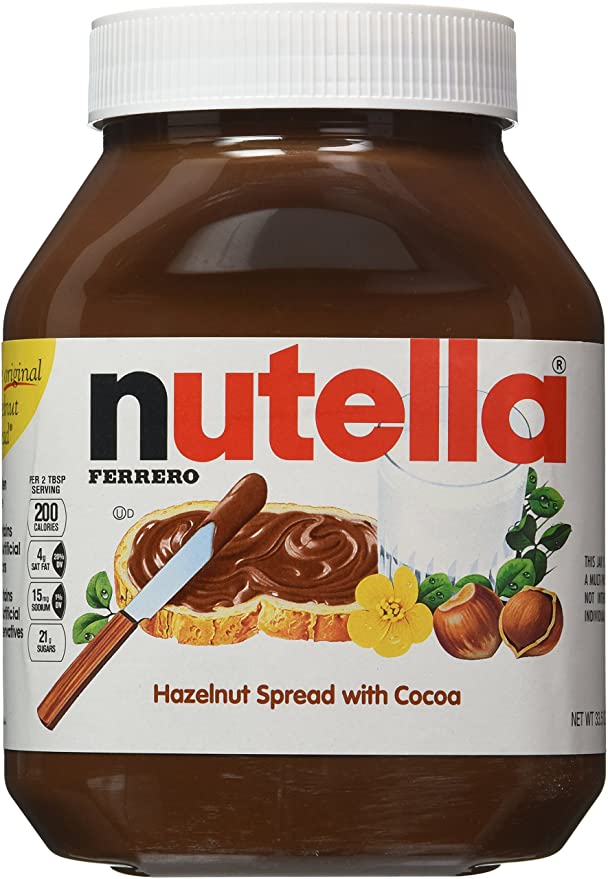  Nutella Hazelnut Spread, 33.5 oz each, 4 Count  - 009800892266