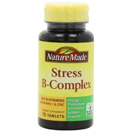 Nature Made Stress B Complex with Zinc Tablets, 75 Count - 885705108646