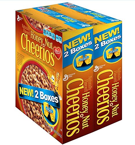 Honey Nut Cheerios, 27.5 Ounces (Pack of 2} - 016000401068
