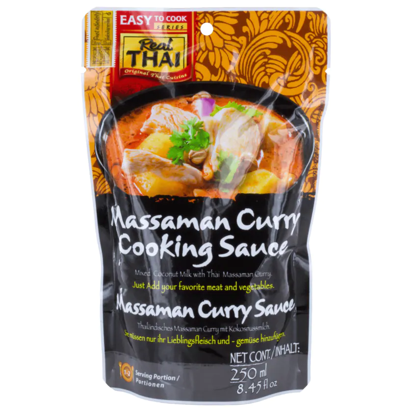 RealThai Massaman Curry Cooking Sauce 250ml - 8858135000103