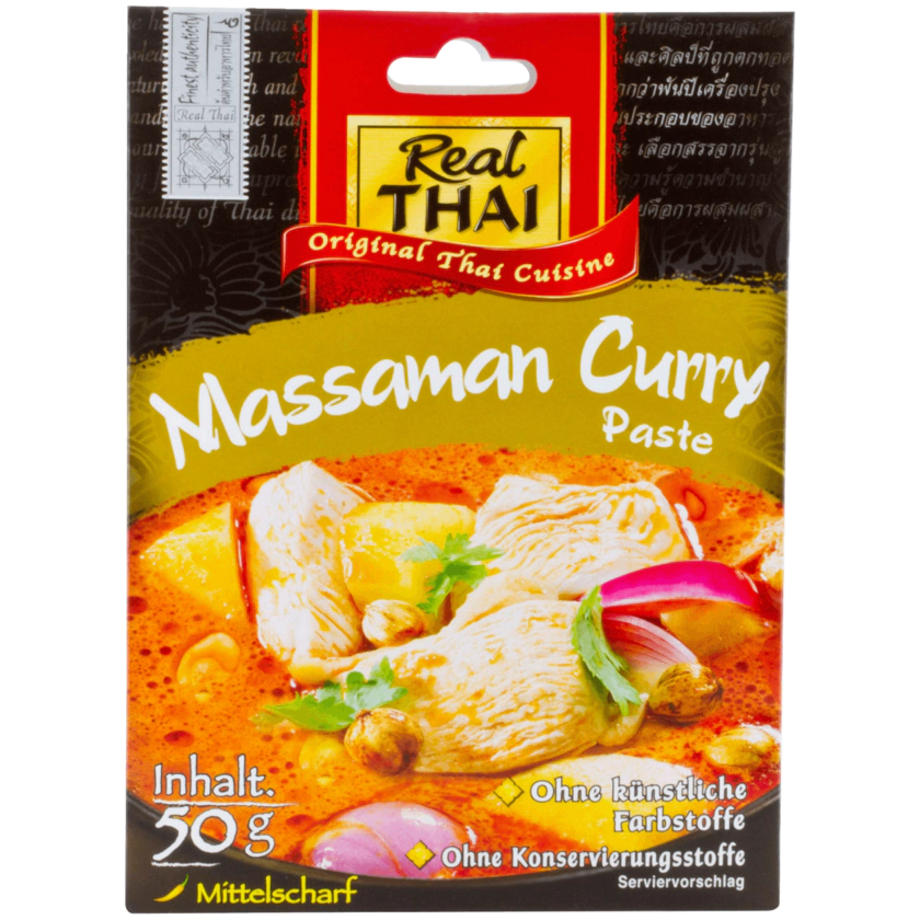 Real Thai Massaman Curry Paste 50g - 8858135001865