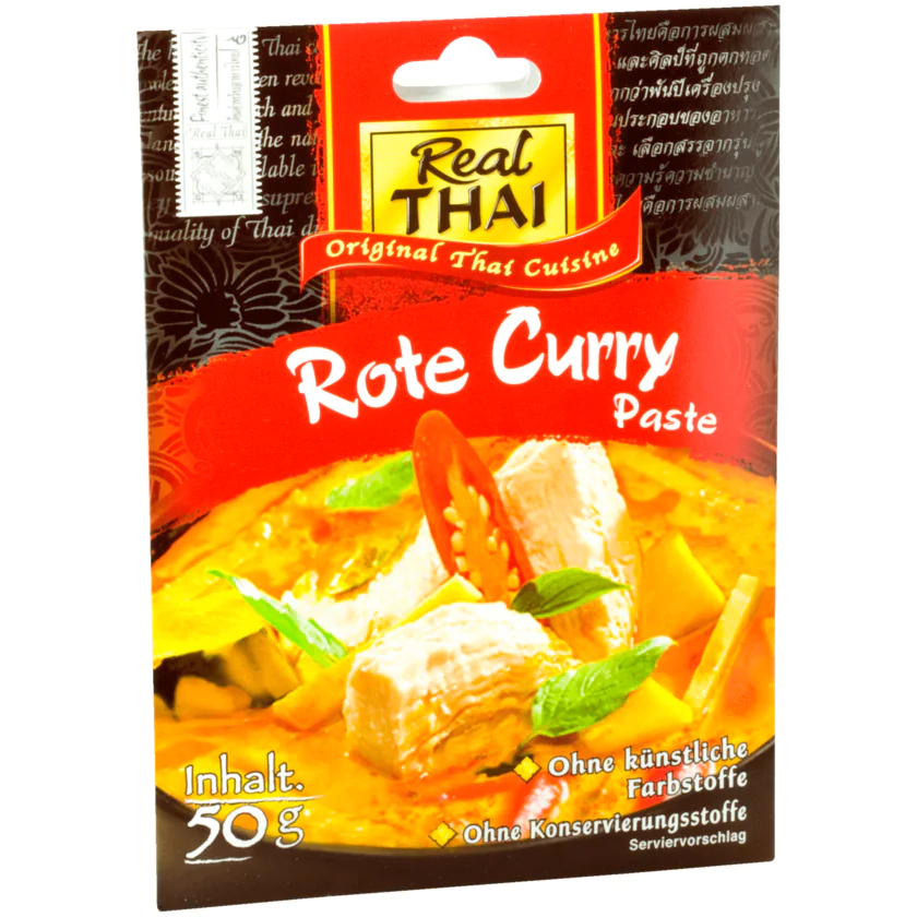 Real Thai Rote Curry Paste 50g - 8858135010010