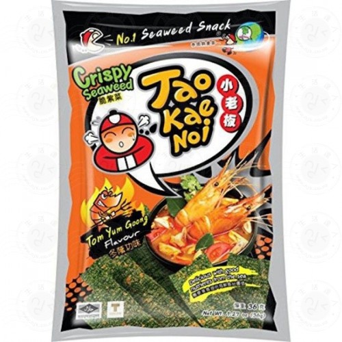 Taokaenoi Crispy Seaweed - Tom Yom Goong Flavour - 8858702421737