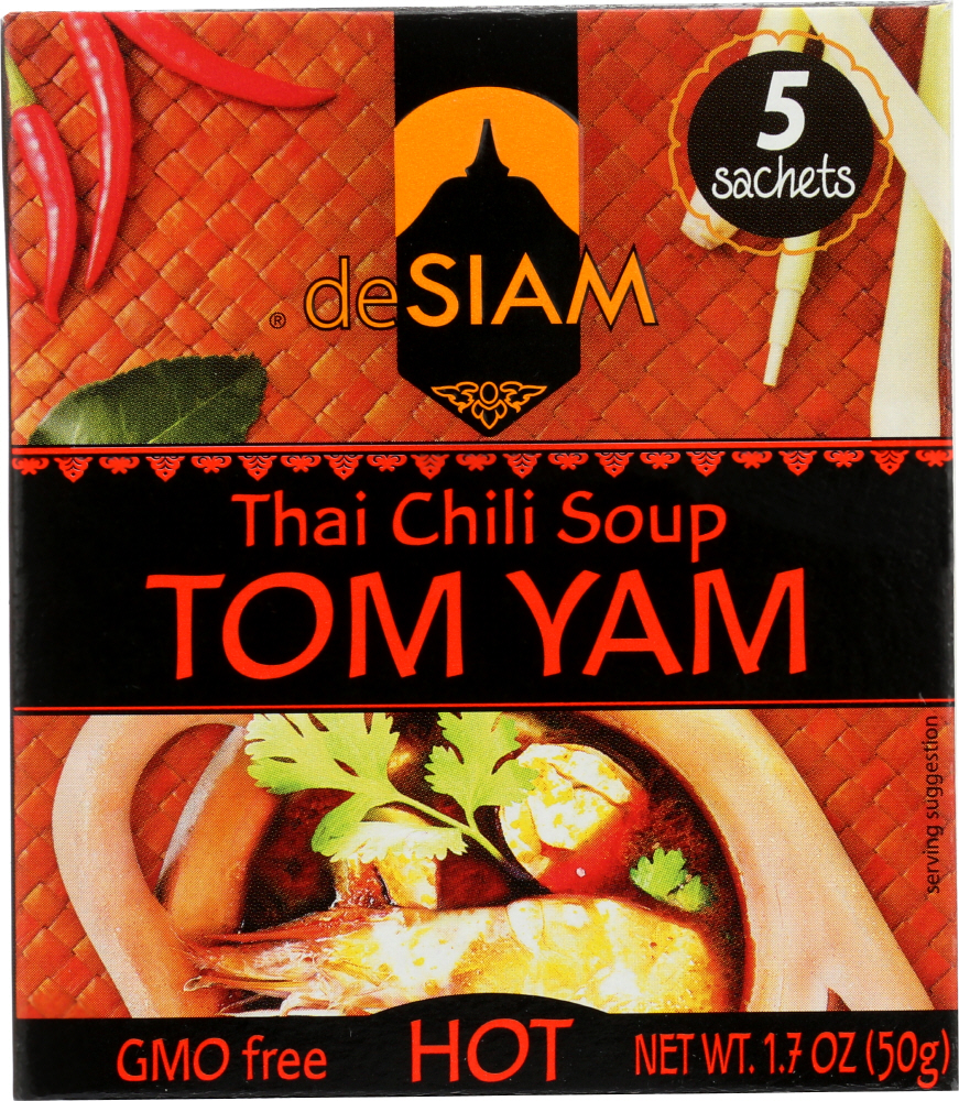 DESIAM: Tom Yam Thai Chili Soup, 1.7 oz - 0885881000178