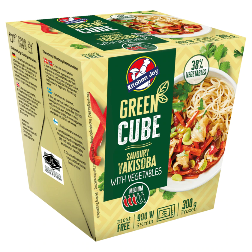 Kitchen Joy Green Cube Savoury Yakisoba 300g - 8858984832221