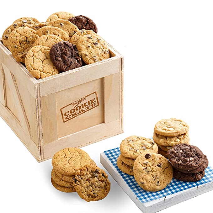  Mrs. Fields Cookies 36 Cookie Crate - Includes Original Cookies in 5 Different Flavors  - 886002306247