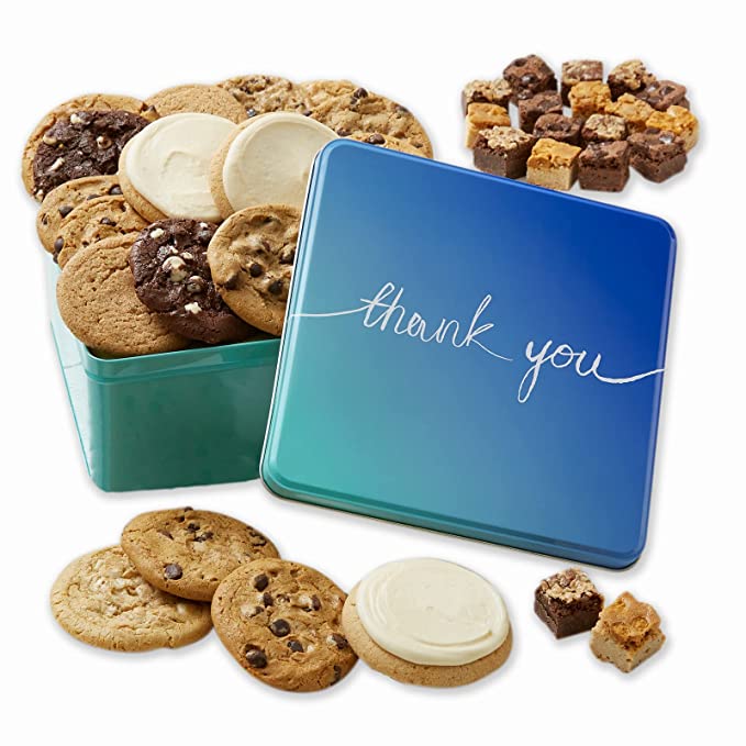  Mrs. Fields Cookies Thank You Combo Tin Includes - 886002306308