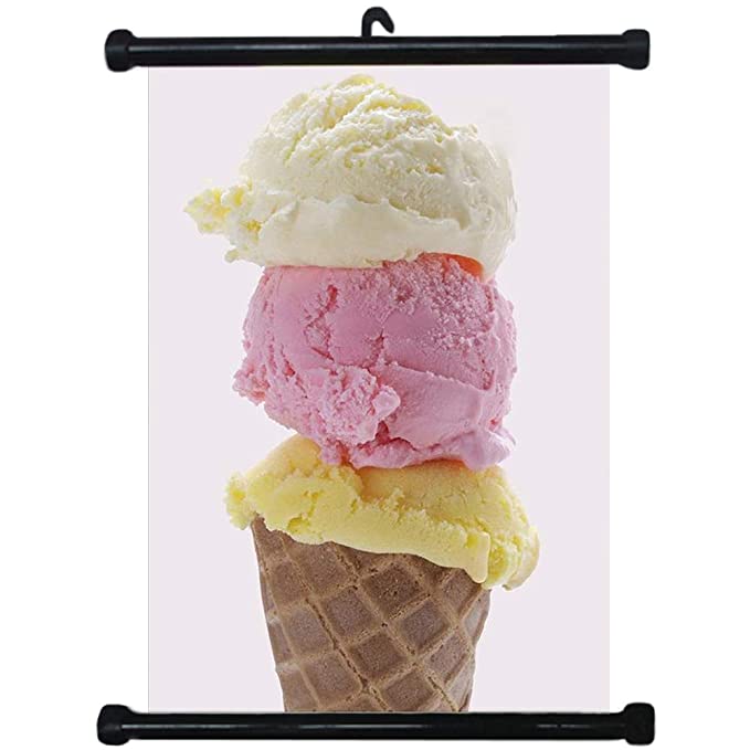 sp217103 Ice Cream Wall Scroll Poster For Desert Shop Decor Display  - 886157132906