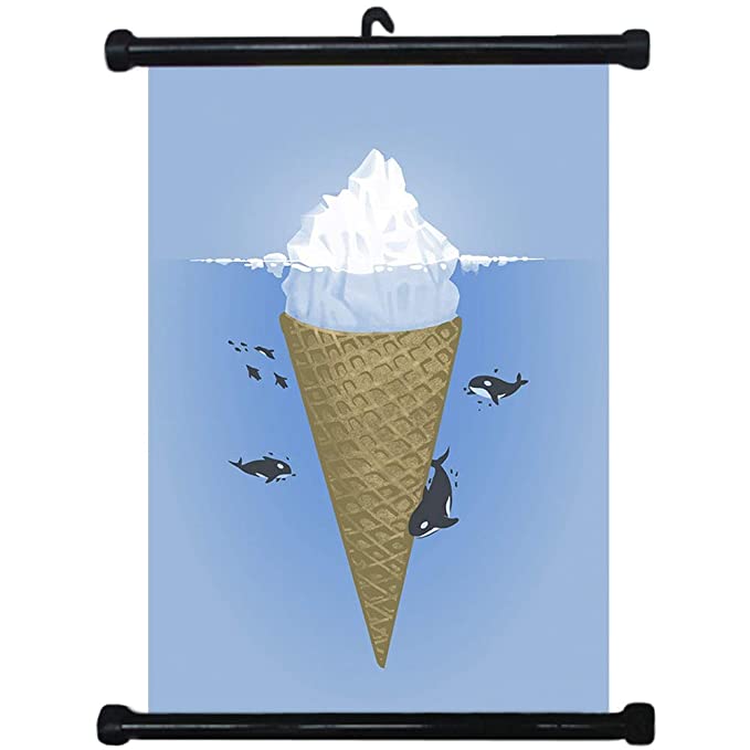  sp217104 Ice Cream Wall Scroll Poster For Desert Shop Decor Display  - 886157132913