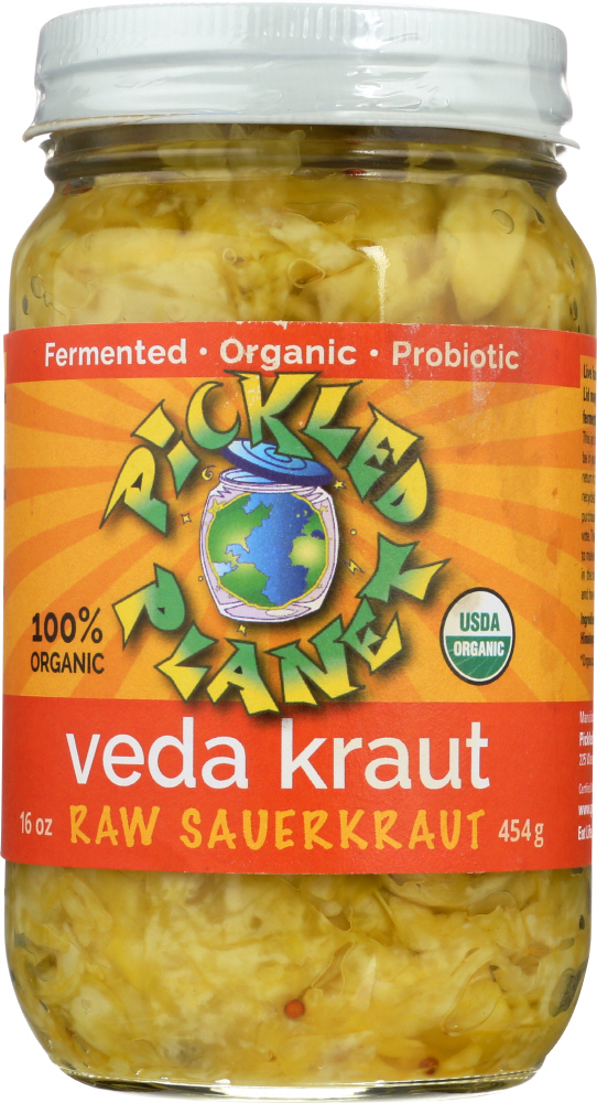 PICKLED PLANET: Veda Kraut Raw Sauerkraut, 16 oz - 0886263000052