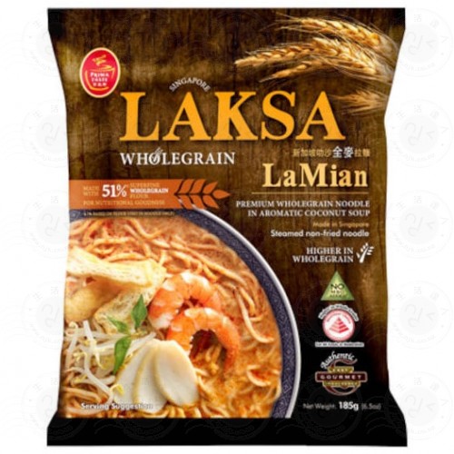 Prima Taste Singapore Laksa Wholegrain La Mian - 8886350067854